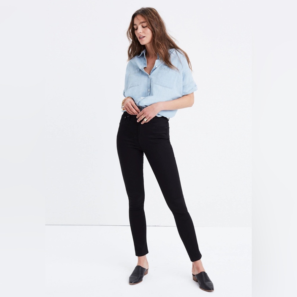 Madewell 10" High-Rise Skinny Jeans in Carbondale Wash, Size 27